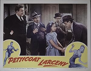 Seller image for Petticoat Larceny Lobby Card for sale by AcornBooksNH