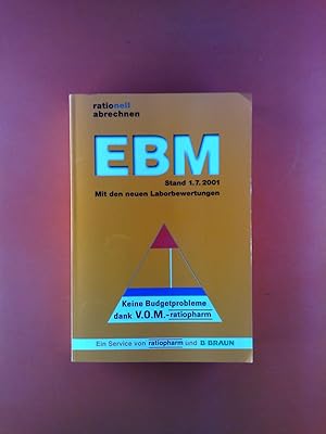 Seller image for EBM rationell abrechnen. Stand 1.7.2001. Mit den neuen Laborwerten. for sale by biblion2