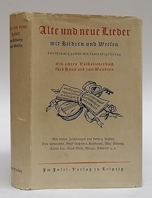 Bild des Verkufers fr Alte und neue Lieder mit Bildern und Weisen. Heft 1-8 in einem Band. Bilder von Ludwig Richter, Otto Ubbelohde, Graf Leopold von Kalckreuth, Max Slevogt, Cecile Leo, Hans Meid, Moritz von Schwind u.a. zum Verkauf von Der Buchfreund