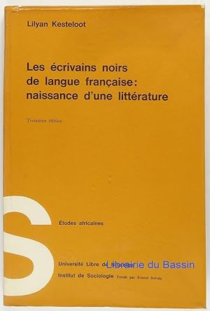 Imagen del vendedor de Les crivains noirs de langue franaise : naissance d'une littrature a la venta por Librairie du Bassin