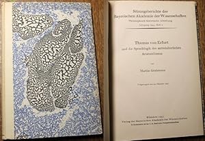 Bild des Verkufers fr Thomas von Erfurt und die Sprachlogik des mittelalterlichen Aristotelismus Vorgetragen am 24.Oktober 1942 zum Verkauf von Antiquariat im OPUS, Silvia Morch-Israel