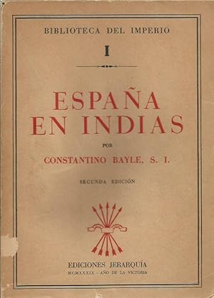 Imagen del vendedor de ESPAA EN INDIAS a la venta por Libreria Rosela