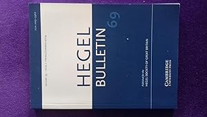 Seller image for Hegel Bulletin 69, Volume 35, Issue 1, Spring/Summer 2014 for sale by Aegean Agency