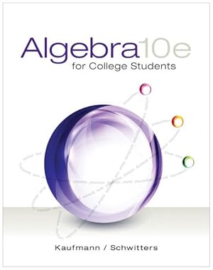 Seller image for Algebra for College Students for sale by GreatBookPrices