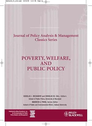Image du vendeur pour Poverty, Welfare, and Public Policy mis en vente par GreatBookPrices
