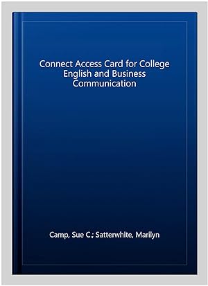 Seller image for Connect Access Card for College English and Business Communication for sale by GreatBookPrices