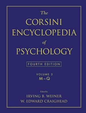 Seller image for Corsini Encyclopedia of Psychology for sale by GreatBookPrices