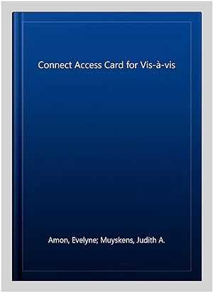 Imagen del vendedor de Connect Access Card for Vis--vis a la venta por GreatBookPrices