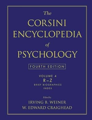 Seller image for Corsini Encyclopedia of Psychology for sale by GreatBookPrices