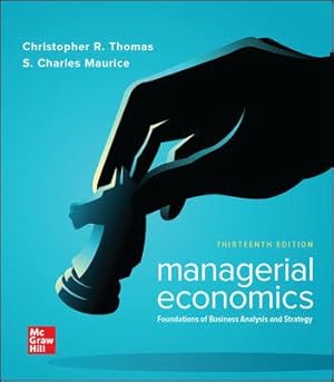 Imagen del vendedor de Managerial Economics : Foundations of Business Analysis and Strategy a la venta por GreatBookPrices