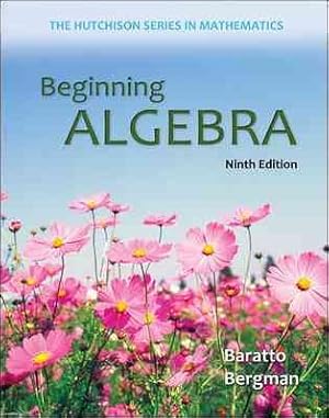 Image du vendeur pour Beginning Algebra mis en vente par GreatBookPrices