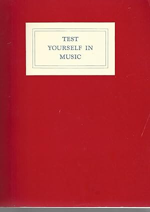 Imagen del vendedor de Test Yourself in Music a la venta por Vada's Book Store