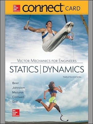 Bild des Verkufers fr Connect 1 Semester Access Card for Vector Mechanics for Engineers : Statics and Dynamics zum Verkauf von GreatBookPrices
