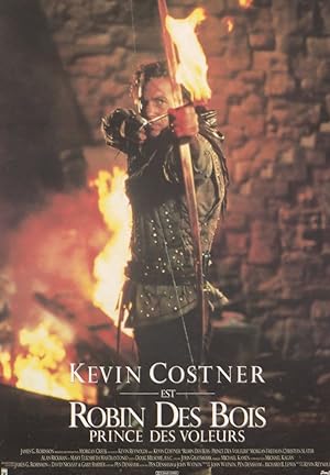 Image du vendeur pour Kevin Costner Robin Hood Prince Of Thieves French Film Poster Postcard mis en vente par Postcard Finder