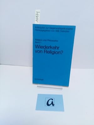 Seller image for Wiederkehr von Religion?. Perspektiven, Argumente, Fragen. for sale by AphorismA gGmbH