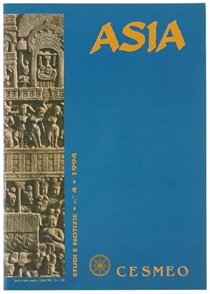 Seller image for ASIA - Studi e notizie. n. 4 - 1994.: for sale by Bergoglio Libri d'Epoca