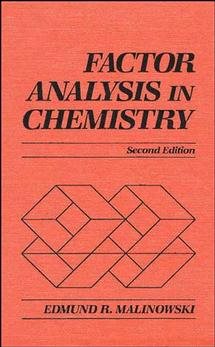 Immagine del venditore per Factor Analysis in Chemistry venduto da GreatBookPrices