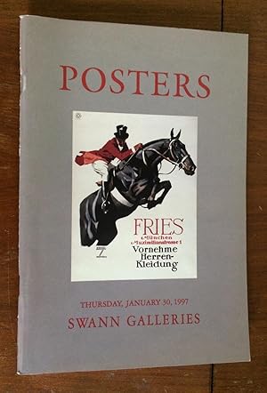 Posters. Thursday, January 30, 1997. Swann Galleries