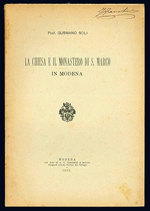Immagine del venditore per La chiesa e il monastero di S. Marco in Modena. venduto da Libreria Alberto Govi di F. Govi Sas