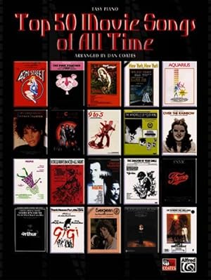 Imagen del vendedor de Top 50 Movie Songs of All Time : Easy Piano a la venta por GreatBookPrices