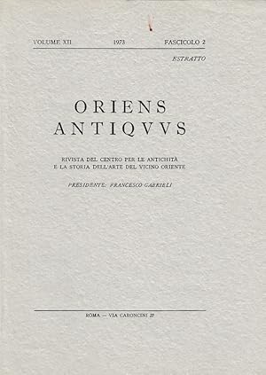 Trois fragments épigraphiques à Vérone. (Oriens Antiquus).