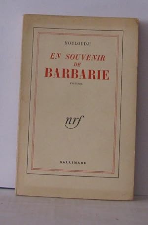 Seller image for En souvenir de Barbarie for sale by Librairie Albert-Etienne