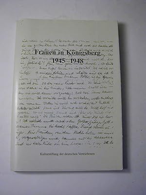 Image du vendeur pour Frauen in Knigsberg 1945 - 1948 mis en vente par Antiquariat Fuchseck