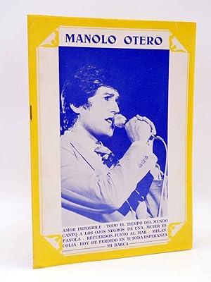 CANCIONERO. MANOLO OTERO (Manolo Otero) Marazul, 1975. OFRT