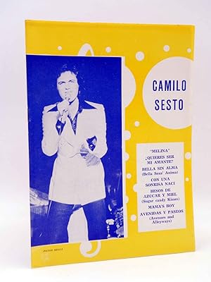 Imagen del vendedor de CANCIONERO. CAMILO SESTO (Camilo Sesto) Marazul, 1975. OFRT a la venta por Libros Fugitivos