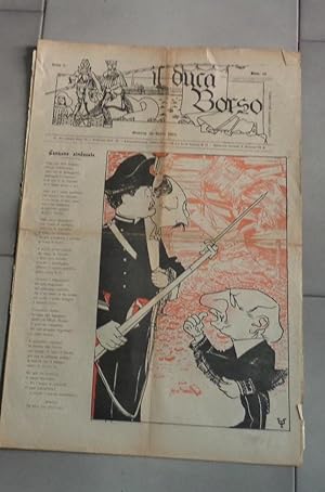 IL DUCA BORSO, periodico satirico modenese - 1904 - n. 16 del 30 aprile 1904 - ANNO QUINTO - con ...