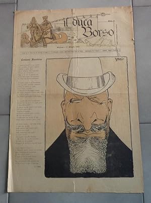 IL DUCA BORSO, periodico satirico modenese - 1902 - n. 09 del 17 maggio 1902 - ANNO TERZO - con d...