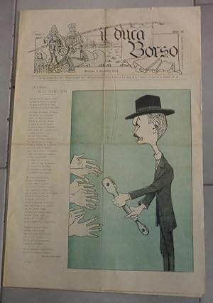 IL DUCA BORSO, periodico satirico modenese - 1904 - n. 23 del 02 dicembre 1904 - ANNO QUINTO - co...