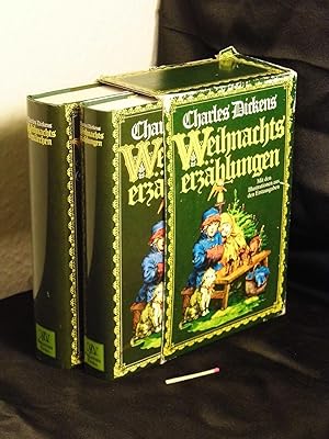 Weihnachtserzählungen + Weihnachtsmärchen (2 Bücher im Schuber) - mit den Illustrationen zu den E...