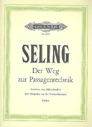 Bild des Verkufers fr Der Weg zur Passagentechnikfr Violine : Neuzeitliche Tonleitern- und Akkordstudien zum Verkauf von AHA-BUCH GmbH