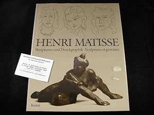 Bild des Verkufers fr Henri Matisse. 1869 - 1954. Skulpturen und Druckgraphik / Sculptures et gravures. zum Verkauf von Antiquariat Bebuquin (Alexander Zimmeck)