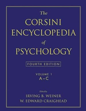 Seller image for Corsini Encyclopedia of Psychology for sale by GreatBookPrices