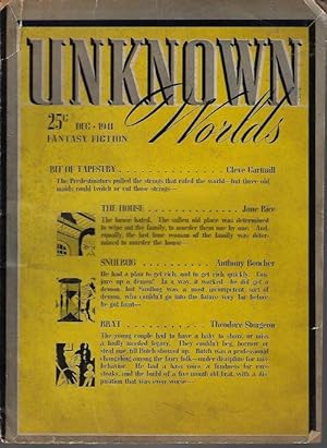 Seller image for UNKNOWN Worlds Fantasy Fiction: December, Dec. 1941 for sale by Books from the Crypt