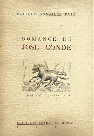 Imagen del vendedor de ROMANCE DE JOS CONDE a la venta por ARTELETRASTUDIO