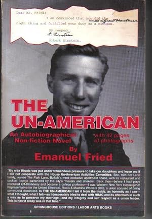 THE UN-AMERICAN: Autobiographical Non-Fiction Novel