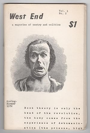 Image du vendeur pour West End, Volume 1, Number 2 (Spring - Summer 1972) mis en vente par Philip Smith, Bookseller