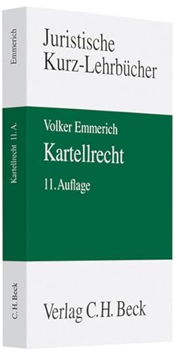 Imagen del vendedor de Kartellrecht : ein Studienbuch. Juristische Kurz-Lehrbcher. a la venta por Antiquariat Thomas Haker GmbH & Co. KG