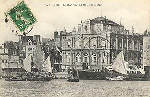 Carte postale : LE HAVRE, le Musée et le Quai