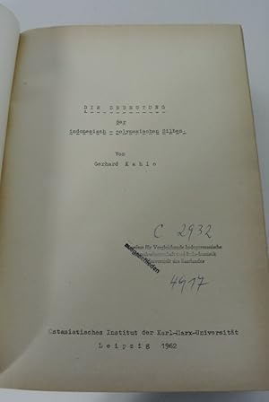 Die Bedeutung der indonesisch-polynesischen Silben.