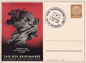 Reichsbund der Philatelisten. Ungelaufen, mit Sonderstempel : Peiner Briefmarkenfreunde v.1936. 2...