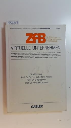 Imagen del vendedor de Virtuelle Unternehmen a la venta por Gebrauchtbcherlogistik  H.J. Lauterbach