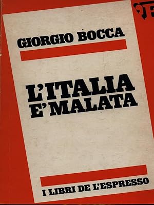 Immagine del venditore per L'Italia e' malata venduto da Librodifaccia