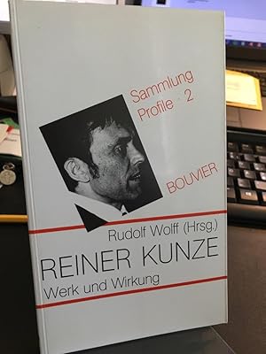 Bild des Verkufers fr Reiner Kunze. Werk und Wirkung. Mit einem bibliographischen Anhang. (= Sammlung Profile 2). zum Verkauf von Altstadt-Antiquariat Nowicki-Hecht UG