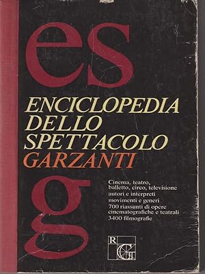 Enciclopedia dello spettacolo Garzanti