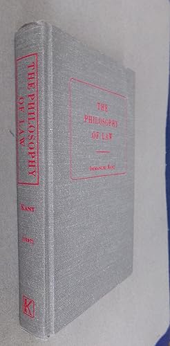 Seller image for The Philosophy of Law, an Exposition of the Fundamental Principles of Jurisprudence as the Science of Right (1887) for sale by Baggins Book Bazaar Ltd