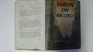 Seller image for Europe on Record. A travel book for sale by Goldstone Rare Books